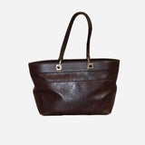 Guccissima Punch Burgundy Leather Tote