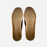 Light-Tan Leather Platform Espadrilles