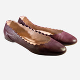 Oxblood Lauren Flats