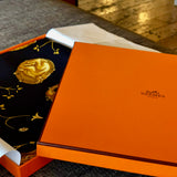 Multicolored 'Ors Nomades' Silk Scarf