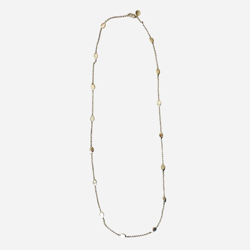 Sterling Silver Pebble Chain Necklace