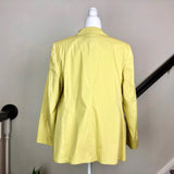 Yellow Notch-Lapel Blazer