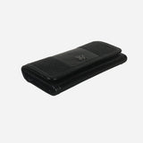 Black Patent Leather Continental Wallet