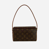 Brown and Tan Monogram Recital Bag