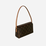 Brown and Tan Monogram Recital Bag
