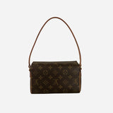 Brown and Tan Monogram Recital Bag