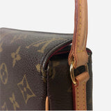 Brown and Tan Monogram Recital Bag