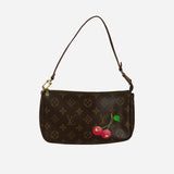 Brown and Tan Monogram Canvas Pochette Accessoires