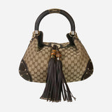 Indy Hobo GG Canvas Brown Tote