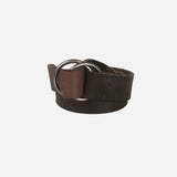 Brown Leather Adjustable Belt