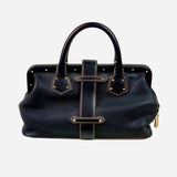 L'Ingenieux PM Black Suhali Leather Tote