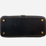 L'Ingenieux PM Black Suhali Leather Tote