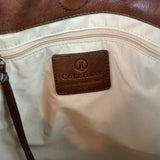 Sierra Snake Print Brown Black Beige Leather Hobo