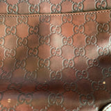 Guccissima Punch Burgundy Leather Tote