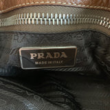 Brown Vitello Daino Side Pocket Tote