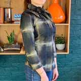 Green Button-Up Blouse