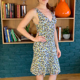 Aslin Sleeveless Silk Knee-Length Dress