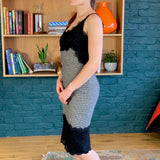 Exclusive Olivette Sleeveless Knee-Length Dress