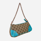 GG Monogram Canvas Nailhead Pochette