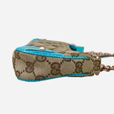 GG Monogram Canvas Nailhead Pochette