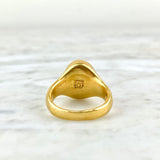 24K Yellow Gold and Beryl Cocktail Ring