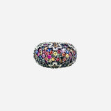 Sterling Silver and Multicolor Sapphire Cocktail Ring