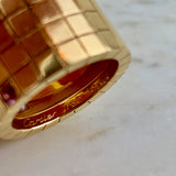 18K Diamond and Sapphire Lanières Band Ring