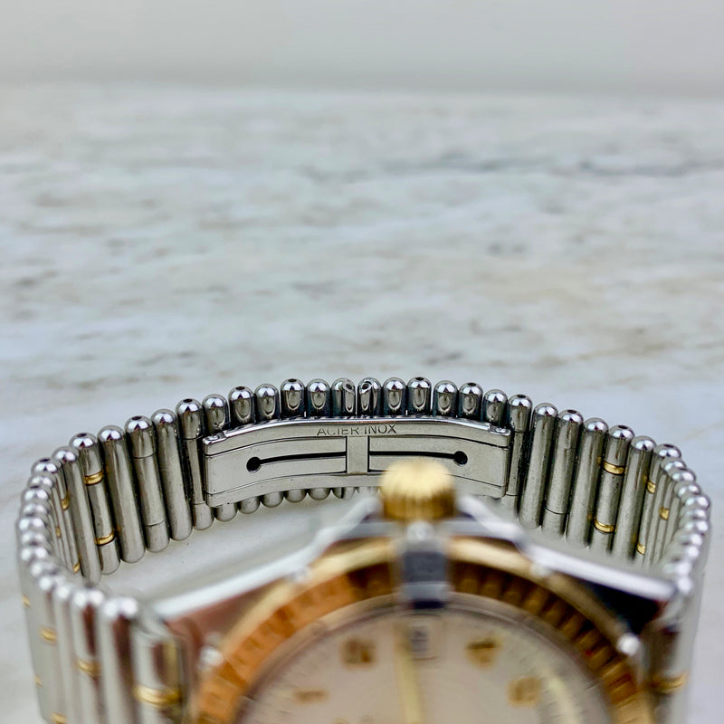 Stainless Steel and 18K Yellow Gold 'Wings' Automatic Watch