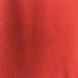 Reddish-Brown V-Neck Long Sleeve Silk Tunic Top