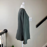 Green Silk and Cotton Blouse