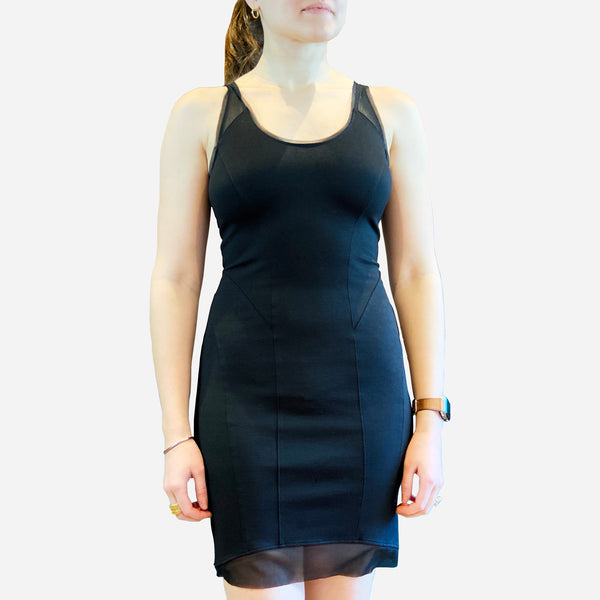 Black Sleeveless Bodycon Mini Dress