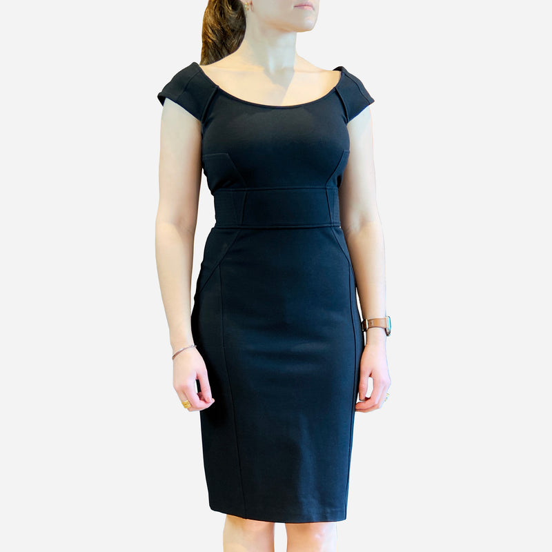 Black Knee-Length Dress