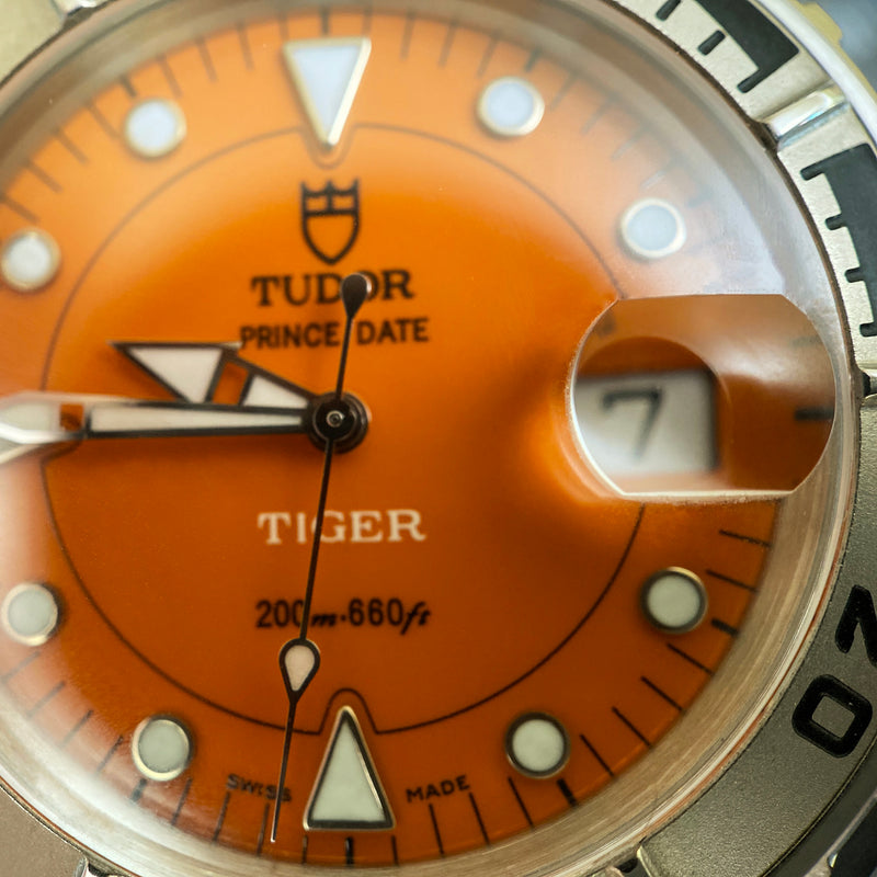 Stainless Steel Prince Date Tiger Watch