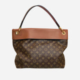 Brown and Tan Monogram Canvas Tuileries Hobo Bag