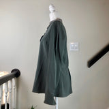 Green Silk and Cotton Blouse