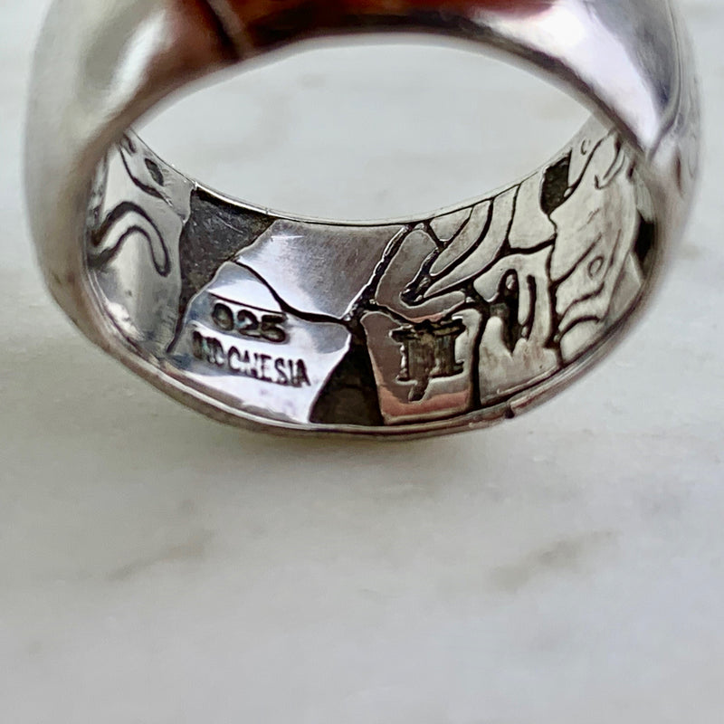 Sterling Silver Bamboo Band Ring